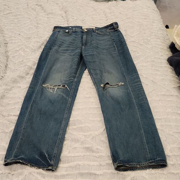 High rise, straight leg Rag & bone distressed jeans size 29! - Picture 11 of 16